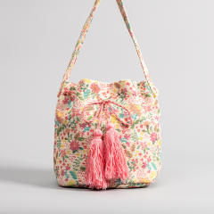 Boho colorful pattern national design bucket bag crossbody bag