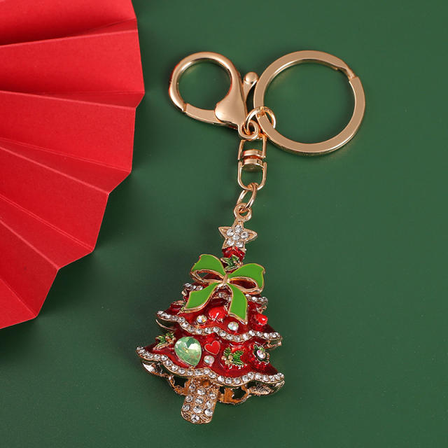 Sweet bow christmas season keychain