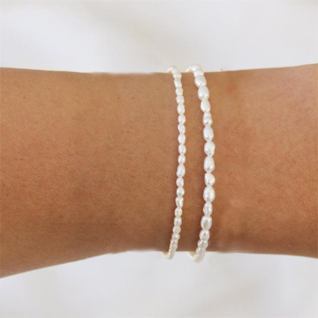 INS elegant pearl bead bracelet