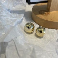 Personality easy match geometric chunky studs earrings