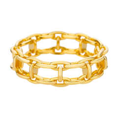 18K concise stainless steel rings without gem