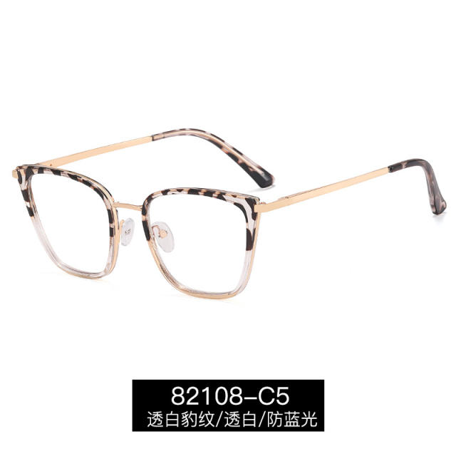 TR90 colorful occidentn fashion blue light reading glasses