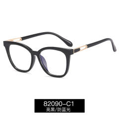 Women colorfu frame anti blue light reading glasses