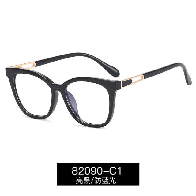 Women colorfu frame anti blue light reading glasses