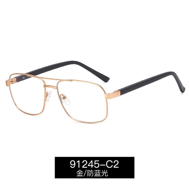 Occident fashion metal frame reading glasses for men