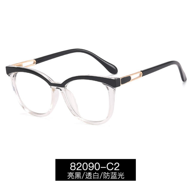 Women colorfu frame anti blue light reading glasses