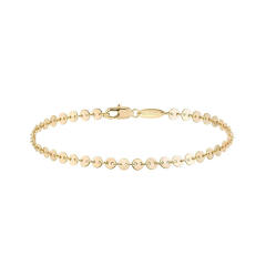 INS concise stainless steel anklet