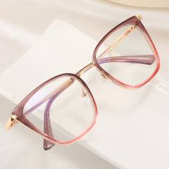 TR90 colorful occidentn fashion blue light reading glasses