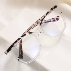 Summer colorful frame anti blue light reading glasses