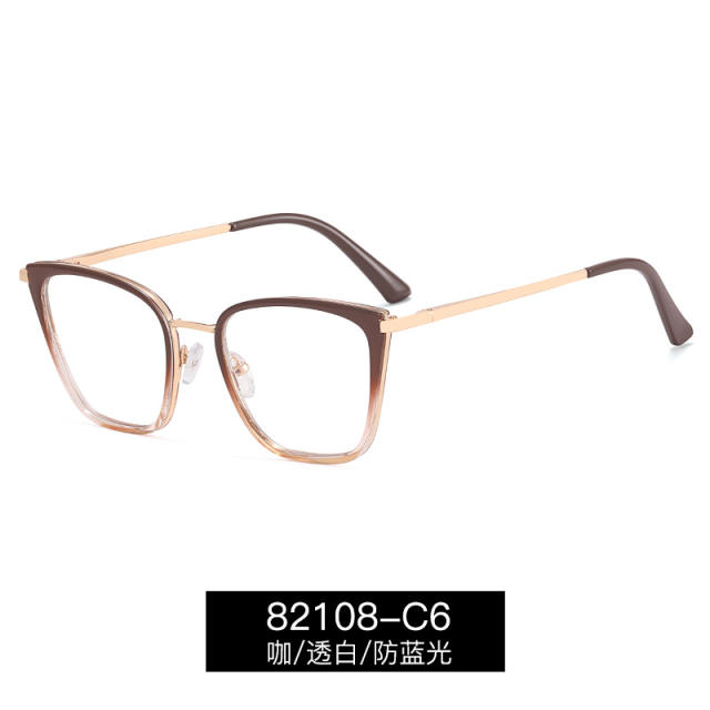 TR90 colorful occidentn fashion blue light reading glasses