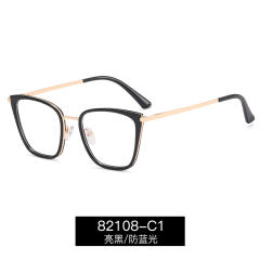 TR90 colorful occidentn fashion blue light reading glasses