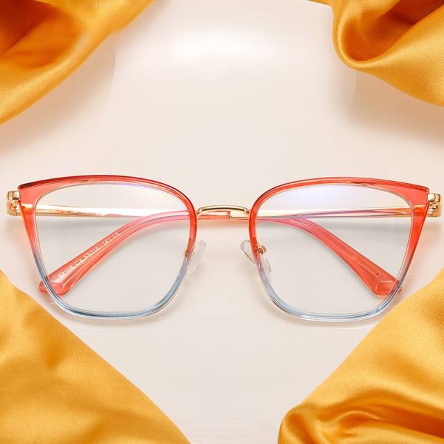 TR90 colorful occidentn fashion blue light reading glasses