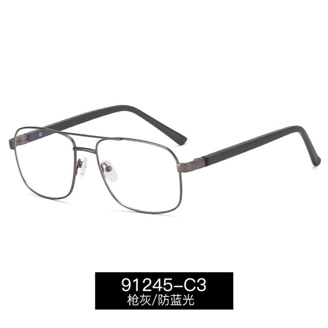 Occident fashion metal frame reading glasses for men