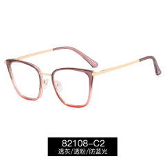 TR90 colorful occidentn fashion blue light reading glasses