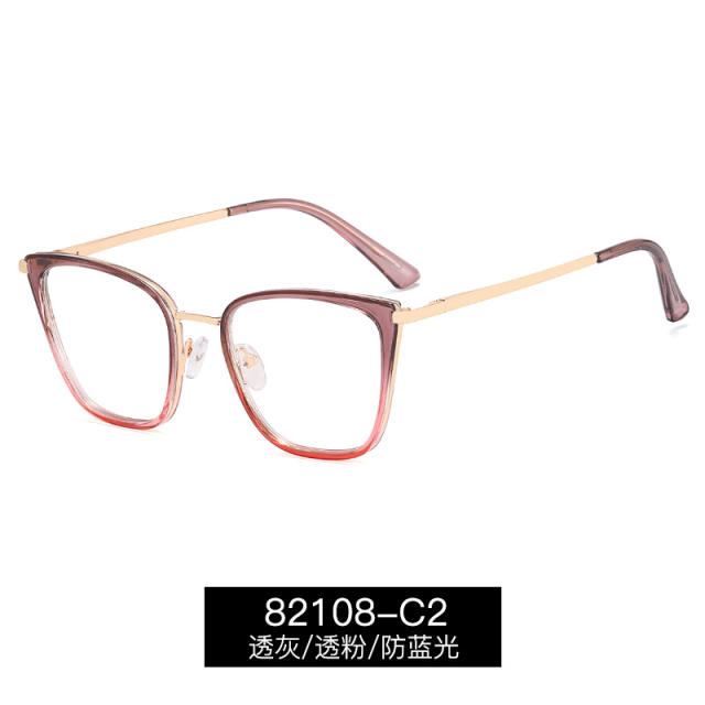 TR90 colorful occidentn fashion blue light reading glasses