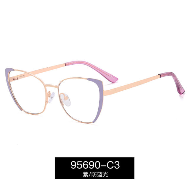 New arrival metal frame cat eye shape reading glasses