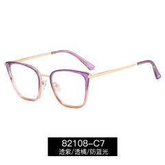 TR90 colorful occidentn fashion blue light reading glasses