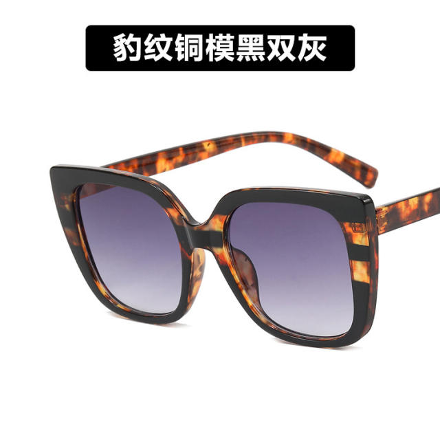 INS rainbow color frame women reading glasses sunglasses