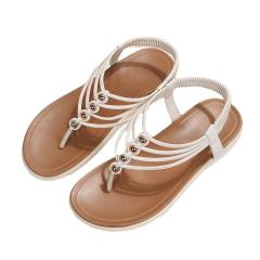 Boho flat sandals for women