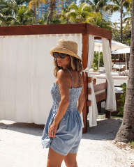 Summer denim women rompers