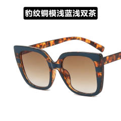 INS rainbow color frame women reading glasses sunglasses