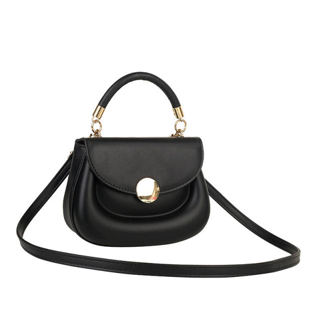 Spring summer candy color pu leather cute handbag crossbody bag