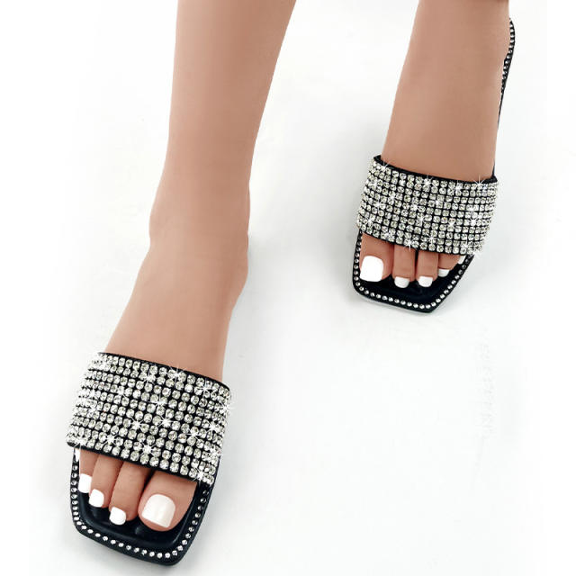 Summer diamond flat outdoor slippers