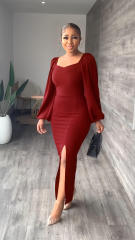 Elegant backless sexy bodycon dress