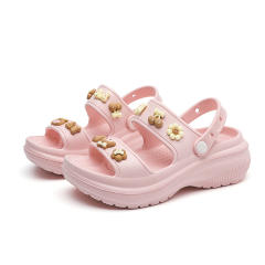Hot sale rhinestone accessory chain summer sandals