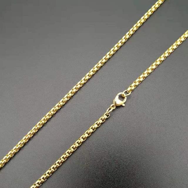 Hiphop full diamond green eye leopard pendant stainless steel necklace for men