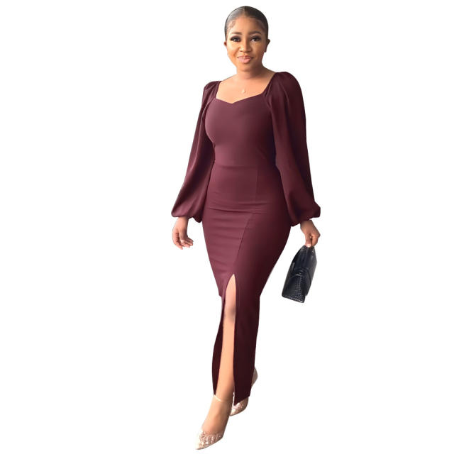 Elegant backless sexy bodycon dress
