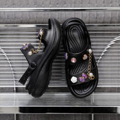 Hot sale rhinestone accessory chain summer sandals