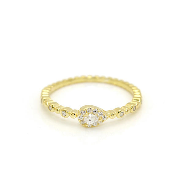 Hot sale delicate diamond stackable rings engagement rings