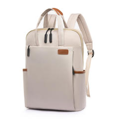 Plain color oxford material laptop bag backpack