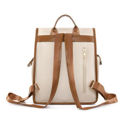 Vintage casual large storage oxford backpack