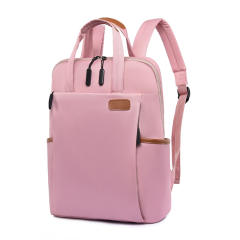 Plain color oxford material laptop bag backpack