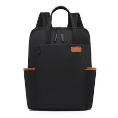 Plain color oxford material laptop bag backpack