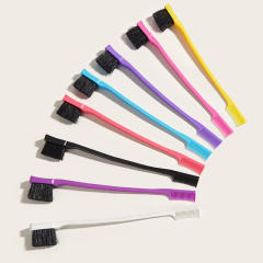 Double side edge control hair brush combs