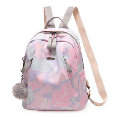 Women floral pattern casual backpack