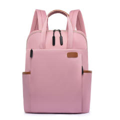 Plain color oxford material laptop bag backpack