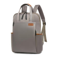 Plain color oxford material laptop bag backpack