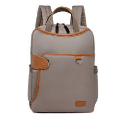 Plain color oxford material laptop bag backpack