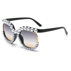 Personality pearl bead women sunglasses