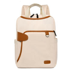 Plain color oxford material laptop bag backpack