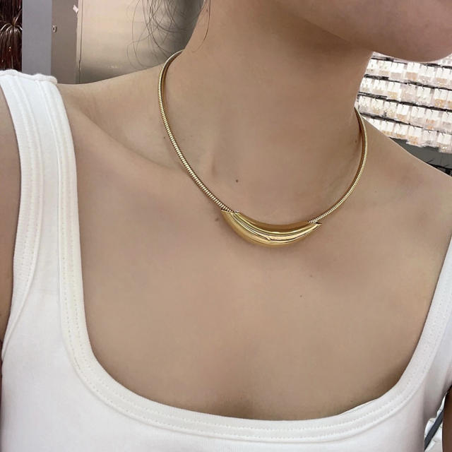 Hot sale stainless steel choker necklace