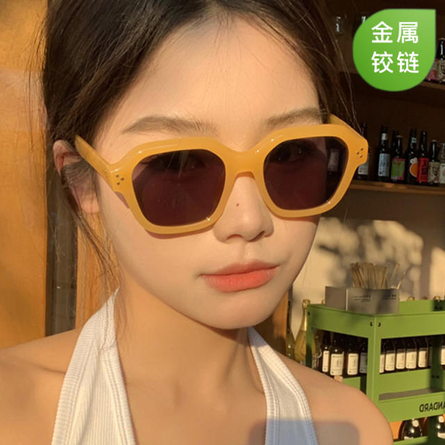 Y2K colorful frame women sunglasses