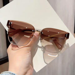 Y2K rimless colorful sunglasses