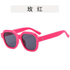 Y2K colorful frame women sunglasses