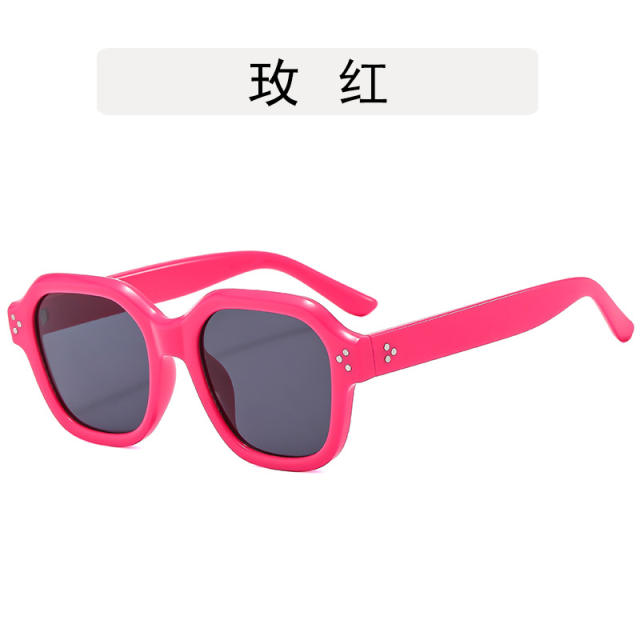 Y2K colorful frame women sunglasses