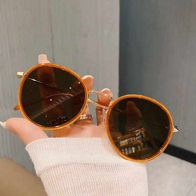 Korean fashion colorful frame sunglasses